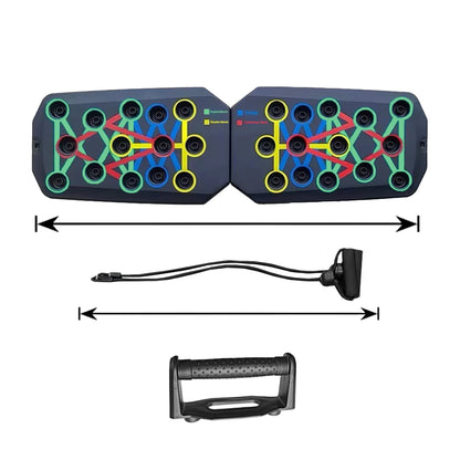 Push-Up Board Set Portable Multifunctional Push-Up Bar Foldable Fitness Equipment for Chest Abdomen Arms/Back Training