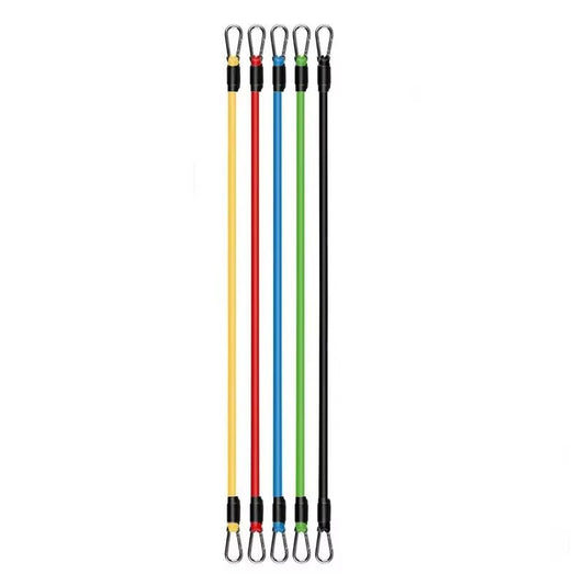11Pcs TPE Resistance Band Set Fitness Band Pull Rope Elastic Training Band with Door Anchor Handles Carry Bag Legs Ankle Straps