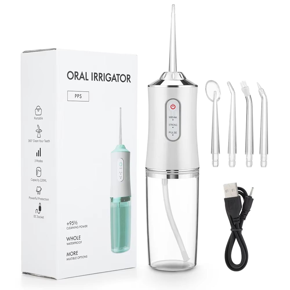 Oral Irrigator Dental Water Jet Flosser Appliance Pick Floss Dentistry Mouth Washing Machine Teeth Whitening Cleaning Tools